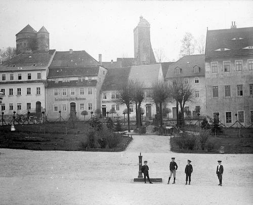 R30114 Stolpen, Marktplatz u. Schloß 