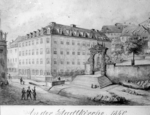 R123048 An der Stadtkirche 1840 