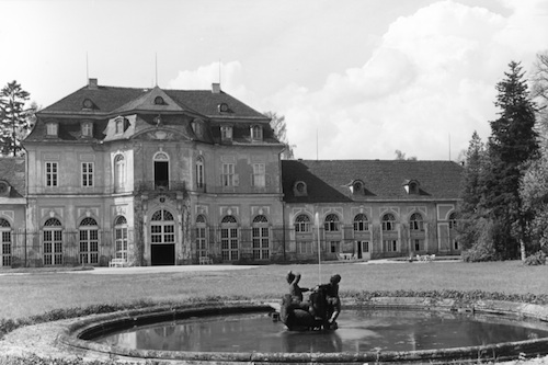 R143074 Neschwitz Neues Schloß Orangerie Besitz des Freiherrn Vietinghoff Riesch 