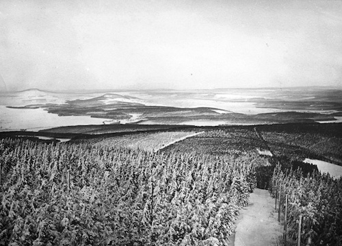 R234004 Blick vom Fichtelberg nach Norden 