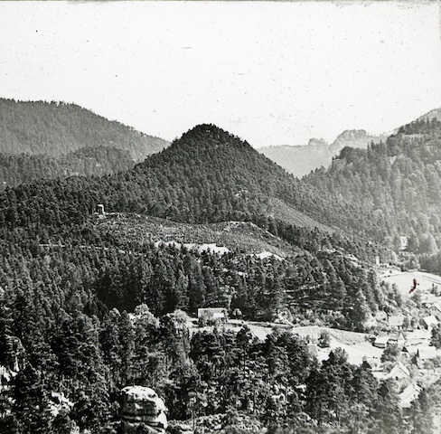 R34017 Zittauer Gebirge, Blick von der Ludwigshöhe 