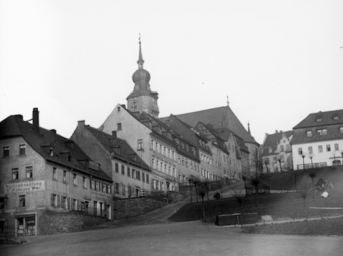 R42013 Hohenstein Ernstthal Häuser am Markt 